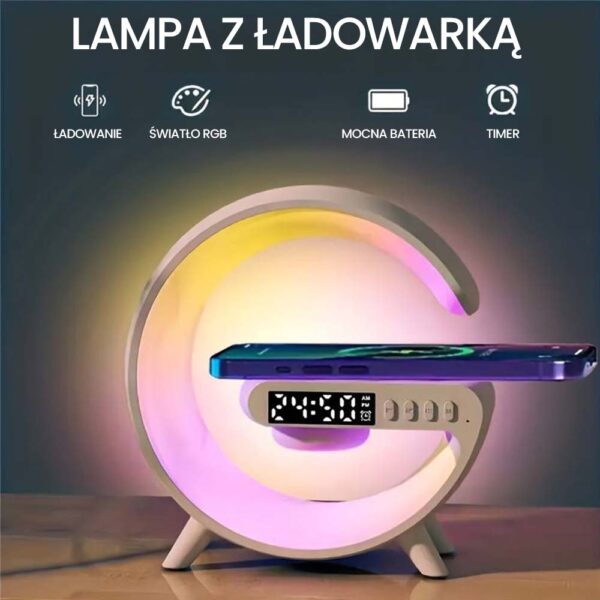 Lampa RGB z ładowarką bulbus.pl