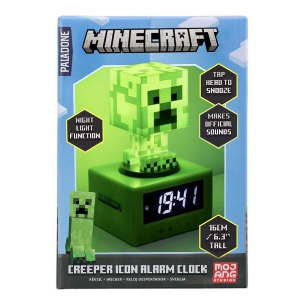 budzik creeper minecraft bulbus.pl